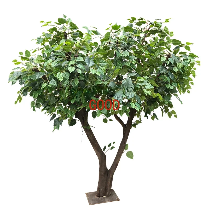 

Simulation Bodhi Tree Fake Trees Large Plant Living Room Interior Floor-Standing Decorations Shaped Tree