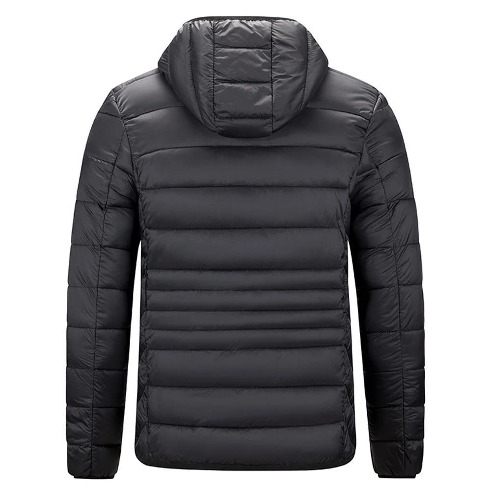 Venta directa de fábrica Ropa acolchada de algodón de alta calidad para hombres en otoño e invierno, ropa sencilla acolchada de algodón, chaquetas acolchadas de algodón acanaladas informales para hombres