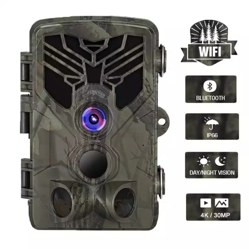 

Portable WIFI830 Waterproof Night Vision Hunting Trail Camera 24MP 1296P WIFI Wireless Bluetooth APP Control Security Camera