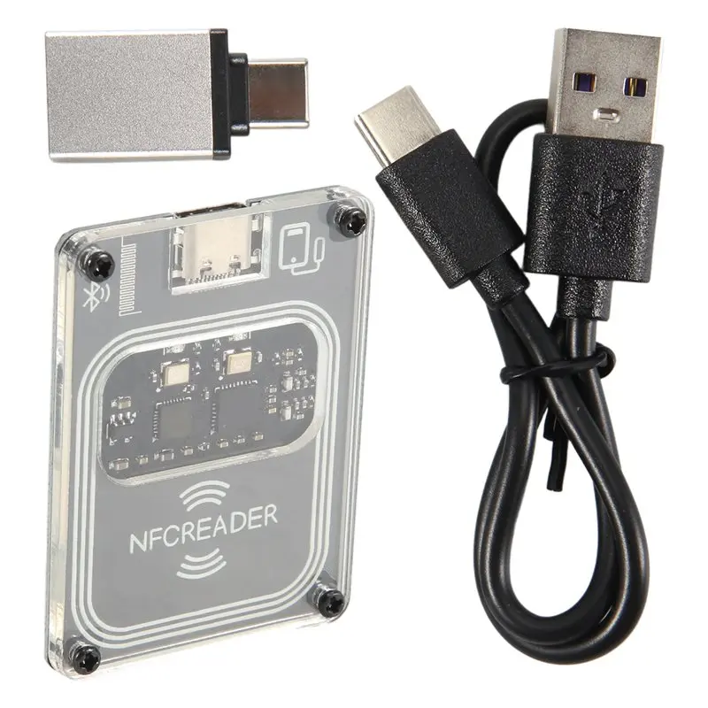 

[NEW A09R!】 PCR532 RFID Bluetooth Wireless Module IC Card Reader Writer RFID Emulator Minicopy With Type-C Interface