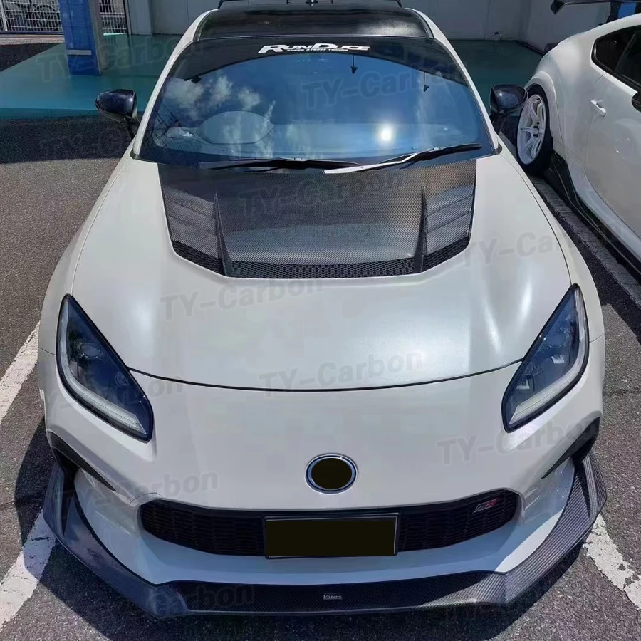 High Quality Real Carbon Fiber Front Hood For Toyota GR86 ZN8 BRZ ZD8 2021+ Car Front Engine Front Hood Bonnet Cover Bodykit