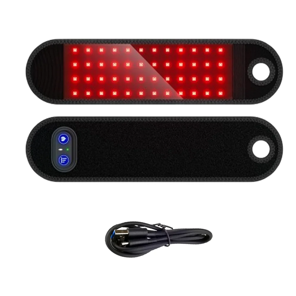 NEW Rechargeable Red Light Therapy Wrist Wrap 48PCS LED Red and Infrared Light for Hand, Wrist, Finger, and Joint Discomfort