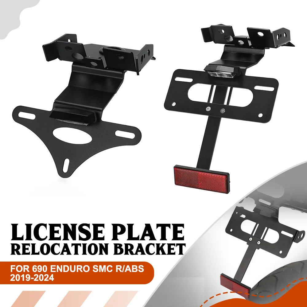 

License Plate Holder Bracket Rear Tail Tidy Fender Eliminator kit FOR 690 Enduro SMC R/ABS 2019-2020-2021-2022-2024 Motorcycle