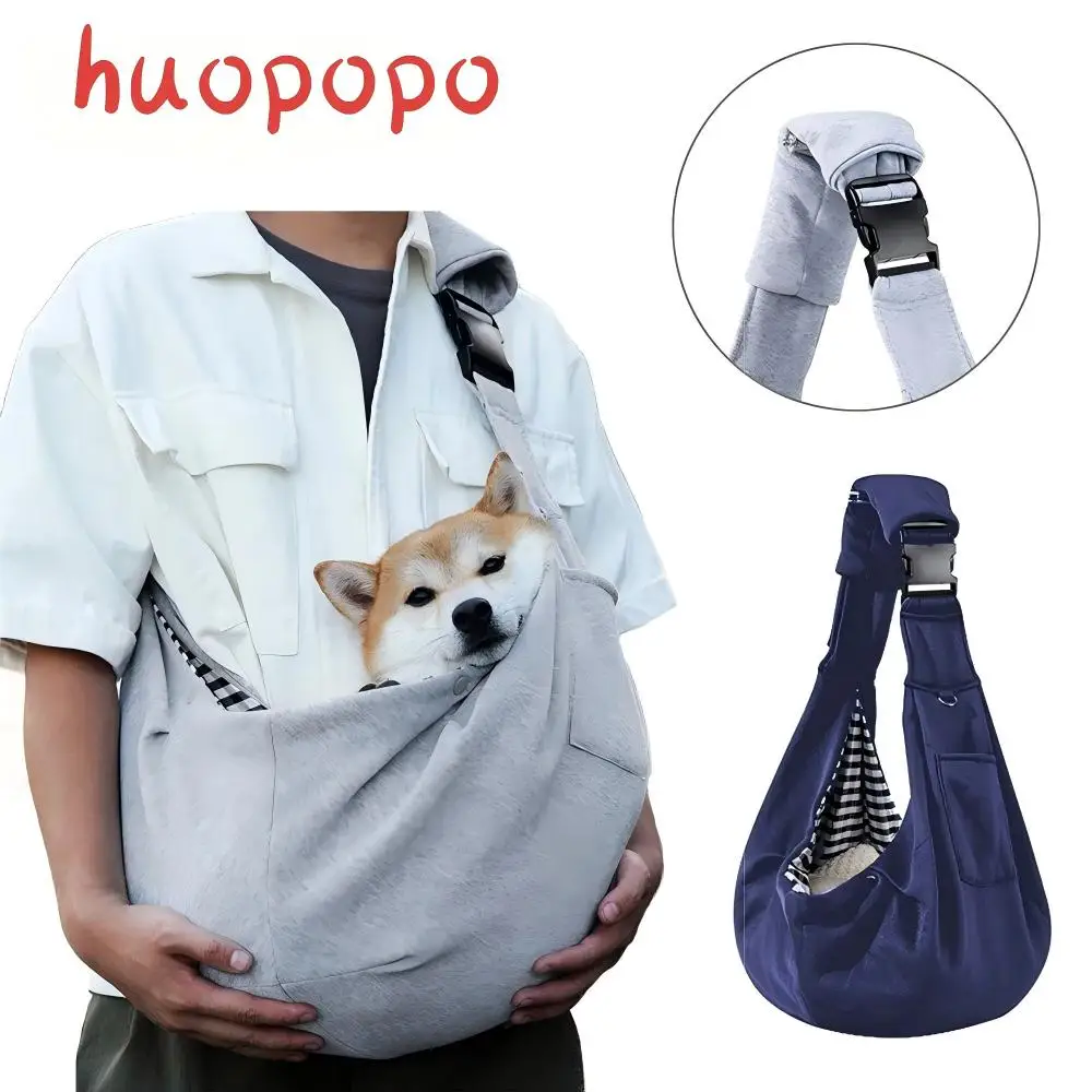 

Сумка-переноска для животных: удобная сумка через плечо для собак и кошек, портативная переноска для щенков для путешествий на природе, для маленьких и средних собак