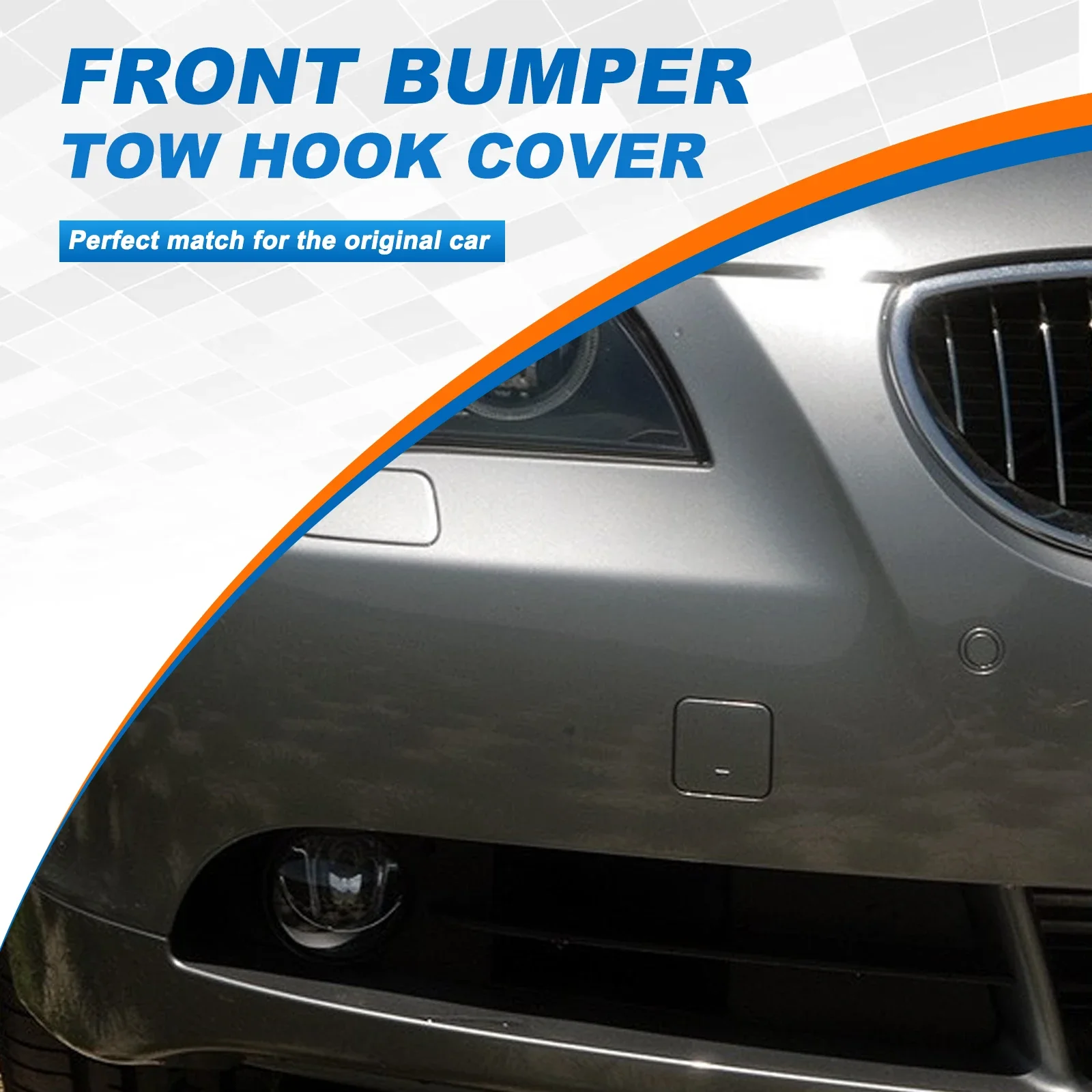 Front Bumper Tow Hook Cover Cap Eye For BMW 5 Series E60 E61 2004 2005 2006 2007 51117111787