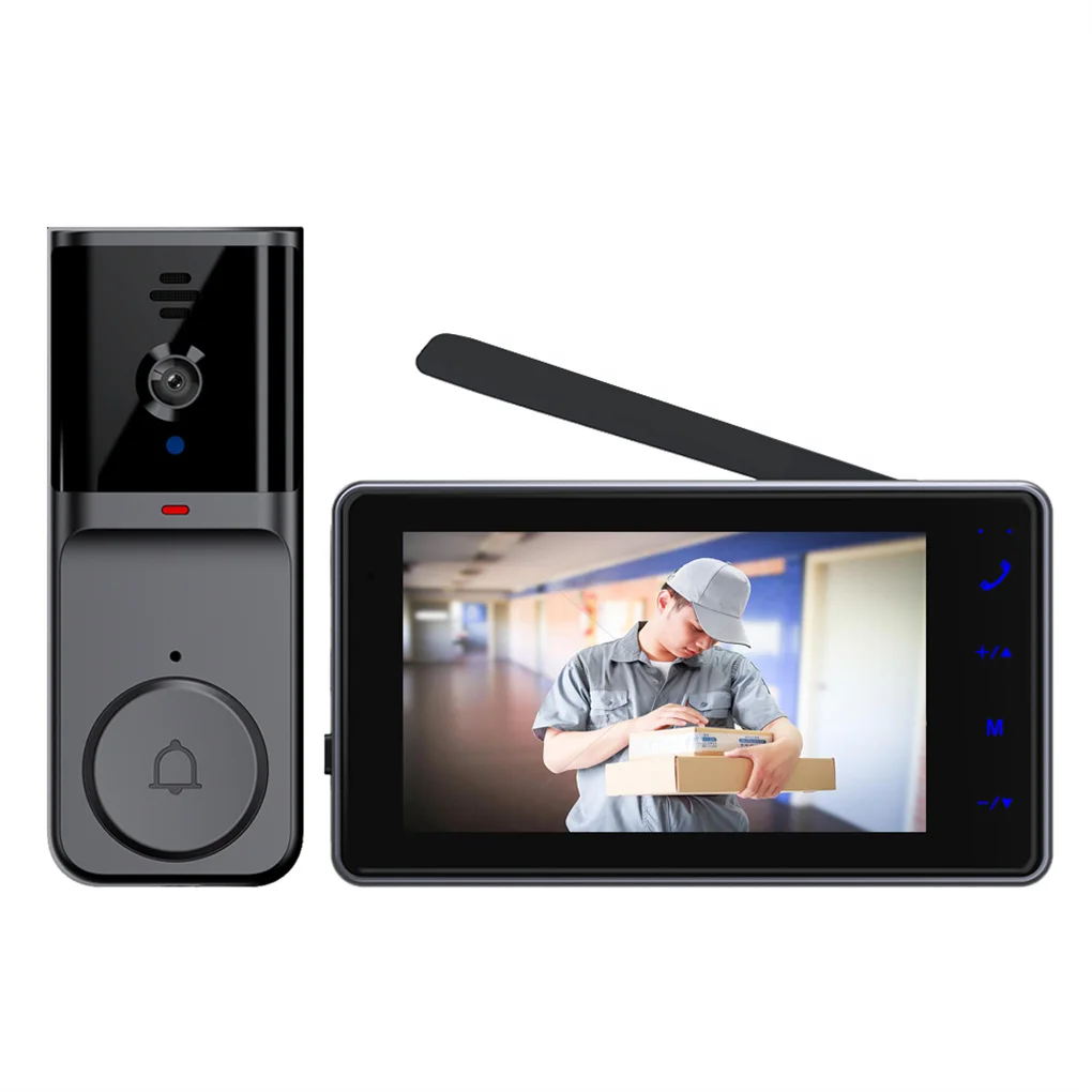 Wireless No Subscription Doorbell Camera HD Video Two-Way Intercom Easy Installation