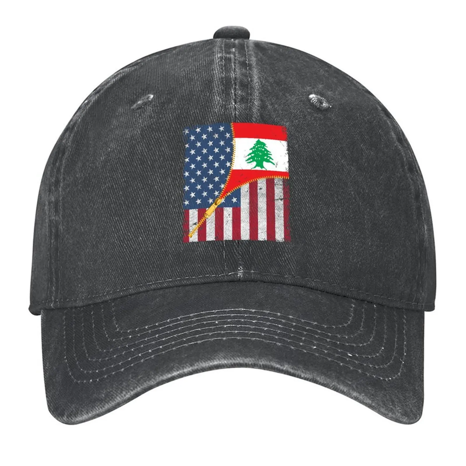 

Lebanon, Lebanon Flag,Flag of Lebanon. Baseball Cap sailor cap for men Golf Wear Rugby Beach Caps For Men Women's