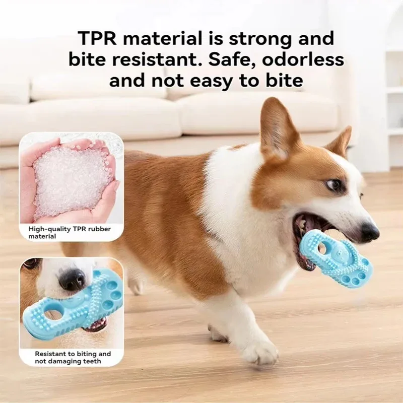 

Bite Resistant Dog Slipper Toy Creative Fun Mini Pet Slippers for Aggressive Chewers Puppy Cat Teething Decompression Chew
