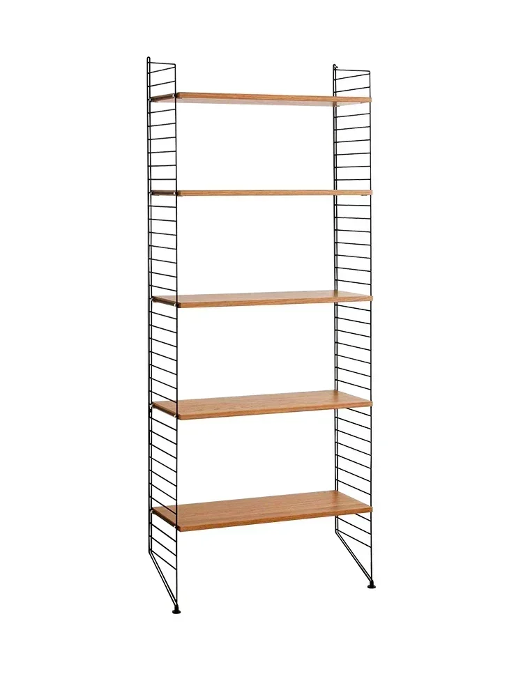 

String Multifunctional Shelf System Multi-layer Storage Shelf Baffle Bookshelf Wall-mounted Display Shelf