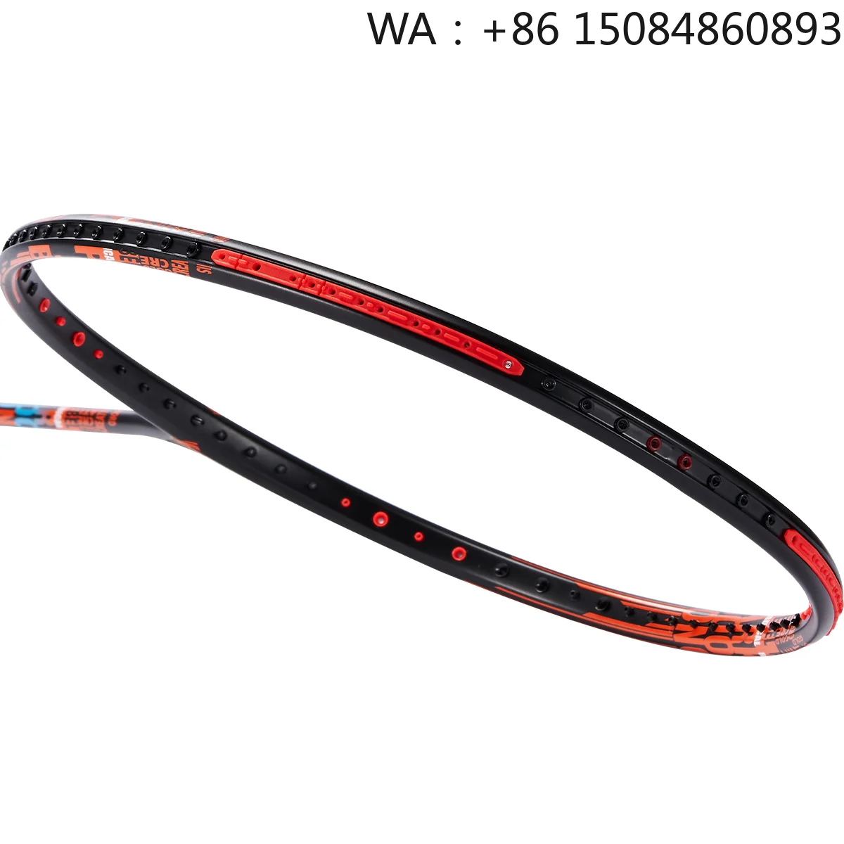 High-end Carbon fiber material badminton racket, high strength fabric grip, stable offensive defensive performance for professio