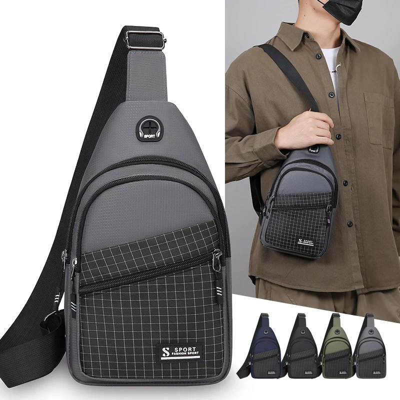 

Trendy and Fashionable Men's Chest Bag, Versatile and Stylish, Large Capacity Chest Bag for Daily Wear, Work and Travel