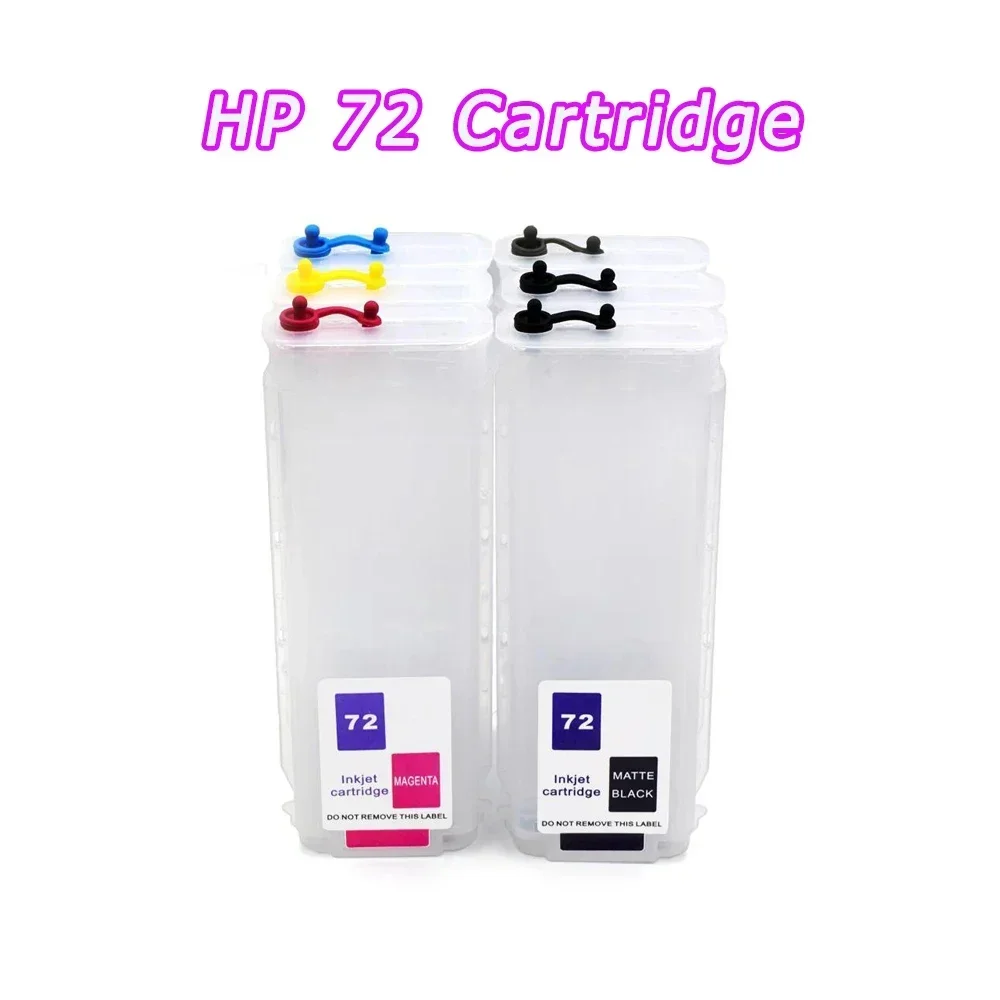 280ML HP72 Printer Cartridge For HP 72 Refillable Ink Cartridge With Permanent Chip For HP T790 T795 T1100 T1300 T2300 T1120 - Image 3