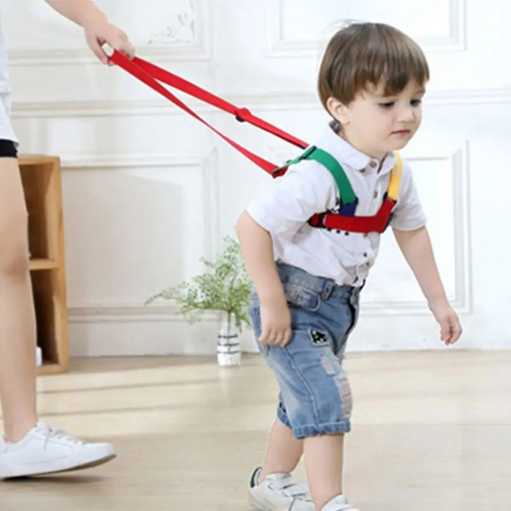 Multi-function Contrast Color Traveling Child Leashes Toddlers Harness Baby Walker Safety Helper  Walker Assistant Strap