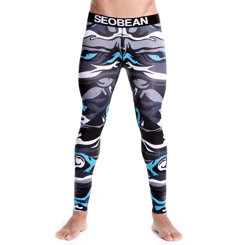 SEOBEAN-Men\'s Long Johns, Male Tights, Leggings, Warmer Military, Long Thermal Underwear