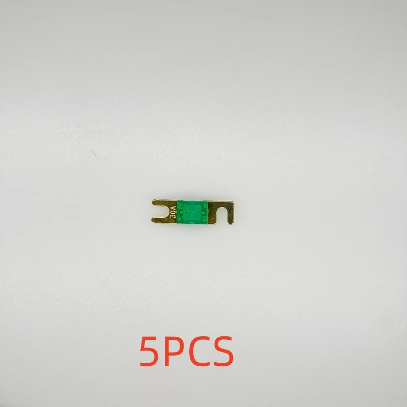 5PCS/1Set Auto Fuse Flat Plate Type 32V Fork Type Bolt Battery Fuse Car Modification Stand 30A-100A Fuse Box