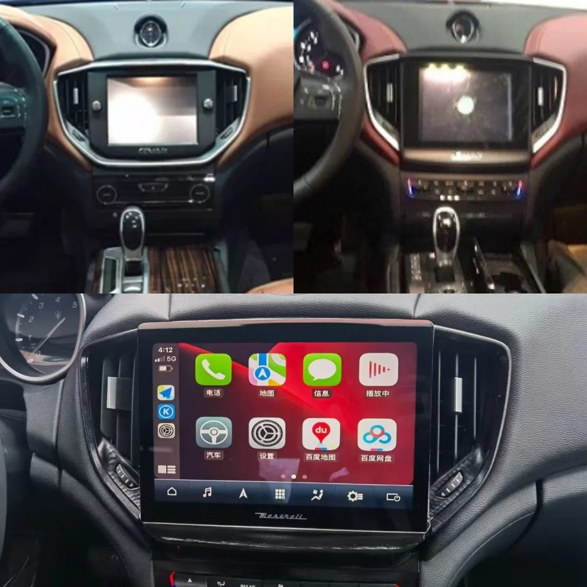 

Carplay Android 14 Car Radio for Maserati Ghibli 2014-2020 Car GPS Navigation Multimedia Player Auto Stereo Head Unit