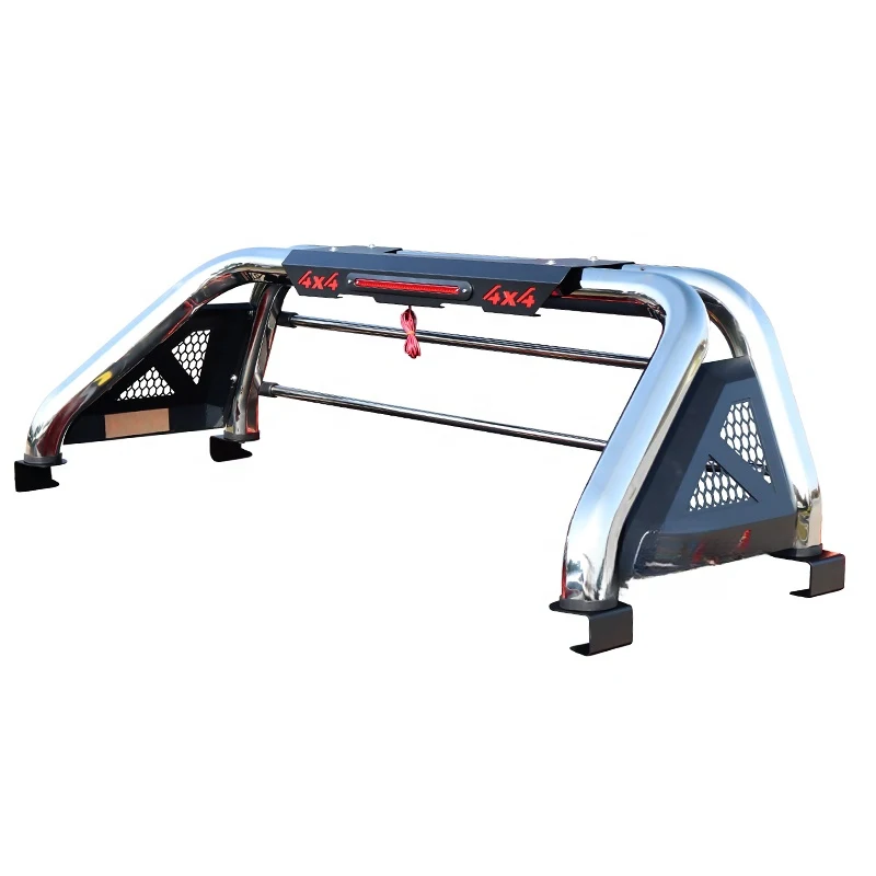 4X4 Pickup Truck Sport Roll Bar Max Design Heavy Duty Off-Road Exterior Accessories Fits Tacoma Ranger Models