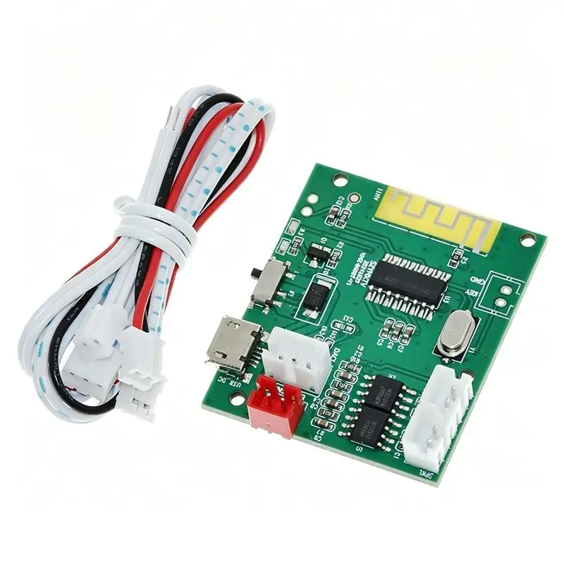 New TWS Bluetooth 5.0 Power Amplifier Board 5W+5W 3.7V 5V Miciro USB True Wireless Stereo Module For Car Home Speaker Subwoofer