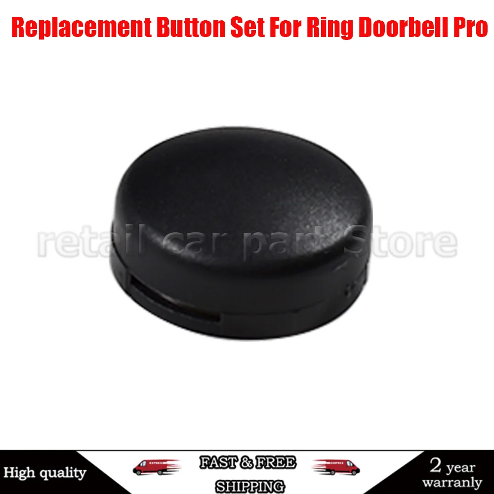 

Набор сменных кнопок для кольцевого дверного звонка Pro, ремонтный комплект для поврежденных сломанных треснутых кнопок, совместимое с кольцом Pro
