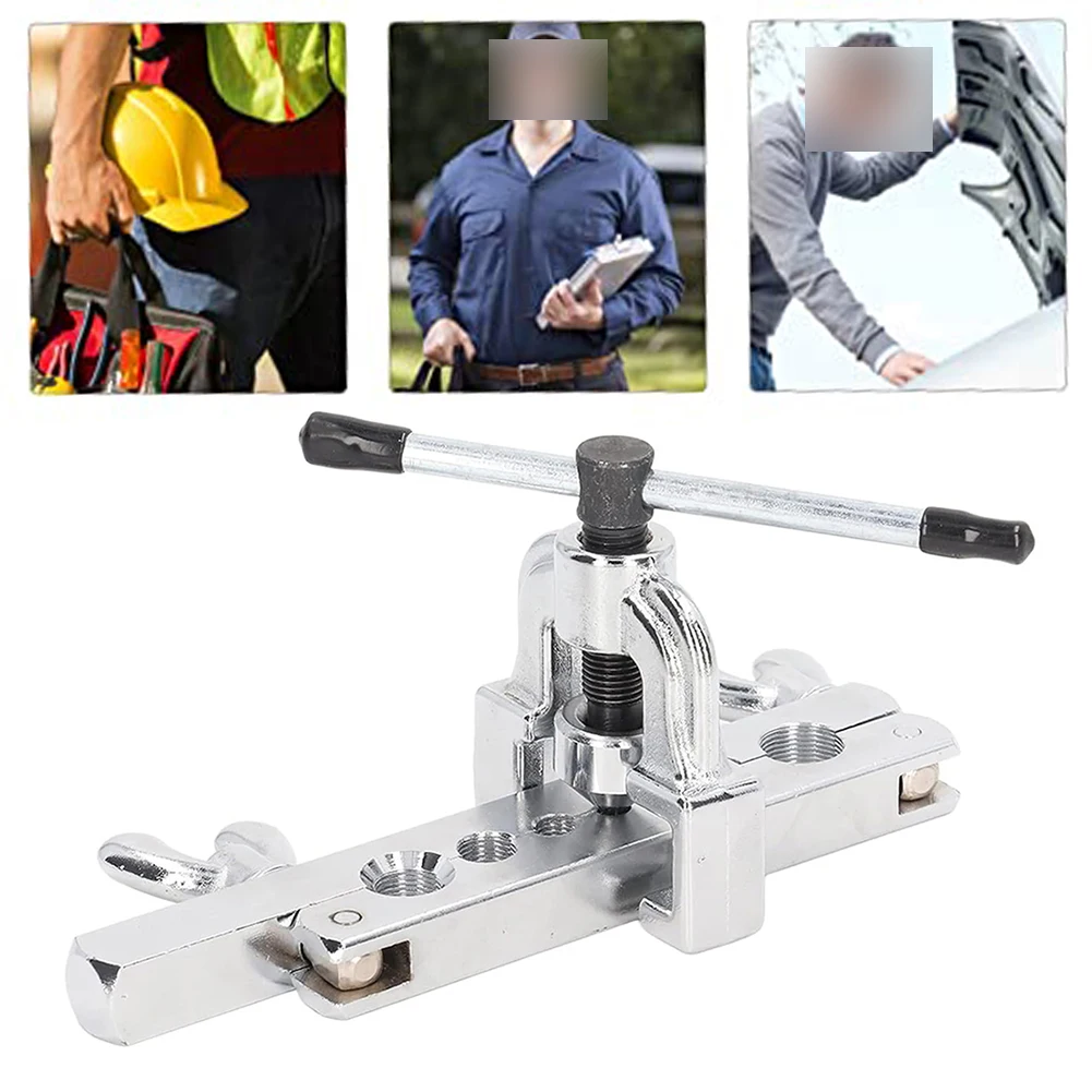 

1set Flaring Tool Copper Heads Tube Manual Pipe Flaring Expander Copper Tube Swaging Hand Tools Accessories