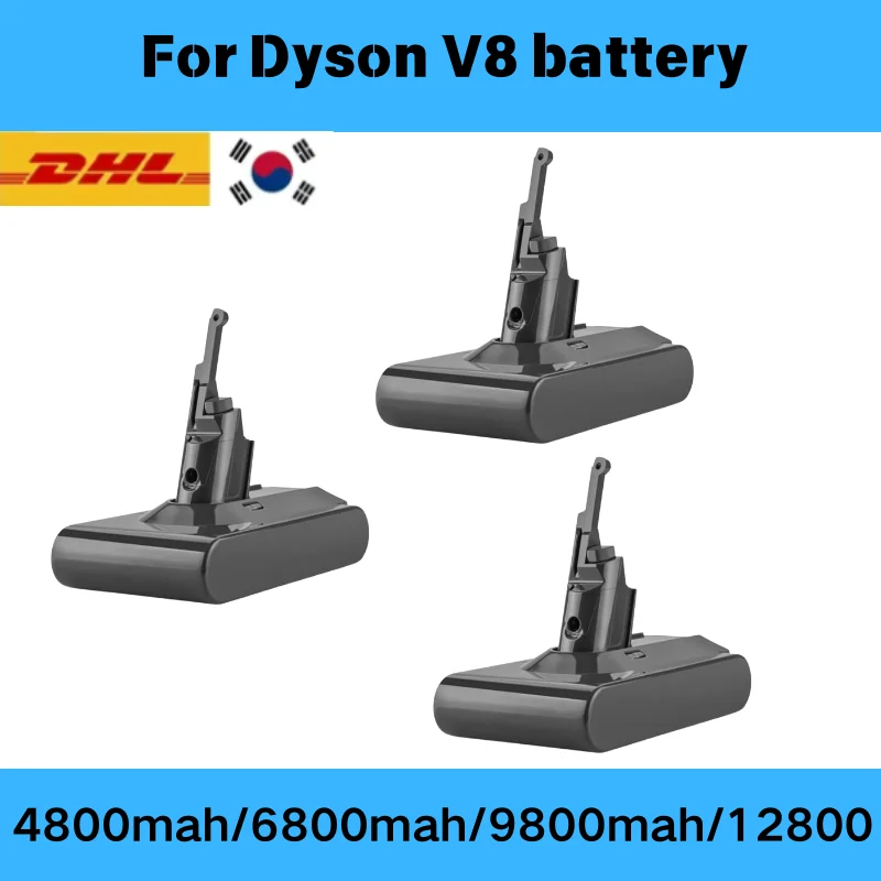 

21,6 В для Dyson V8, аккумулятор Absolute V8, литий-ионный пылесос SV10, серия пылесосов, аккумуляторные батареи