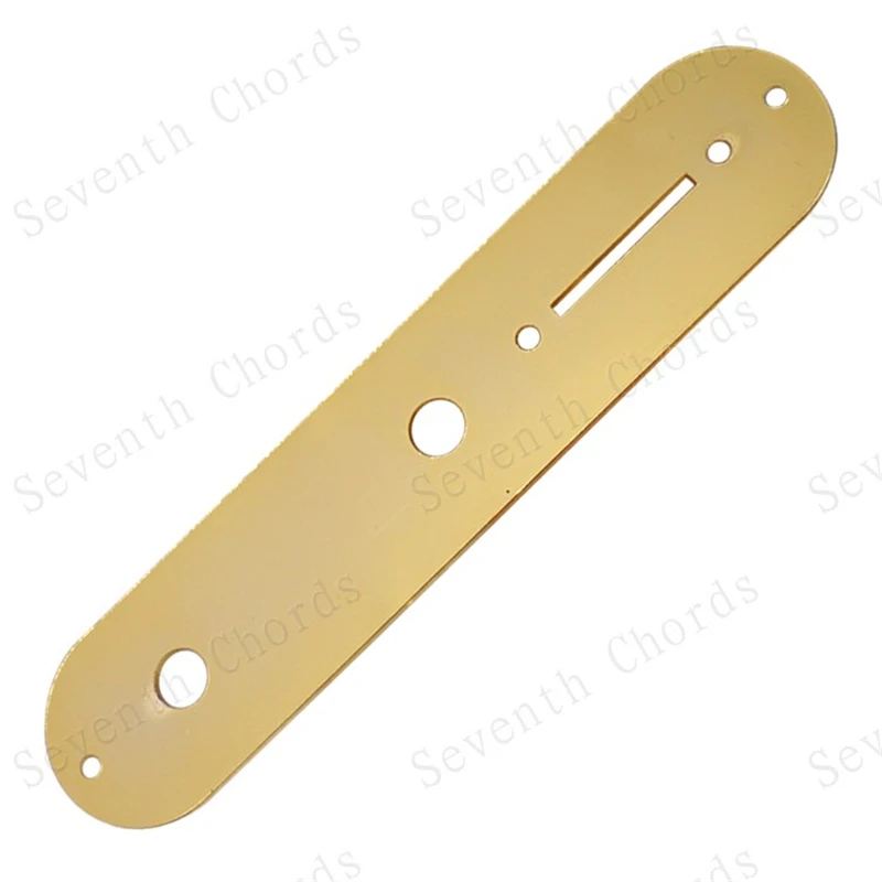 Metal Switch Control Plate Electric Guitar Pot Wiring Cover Chrome Black Accessories 1Pcs