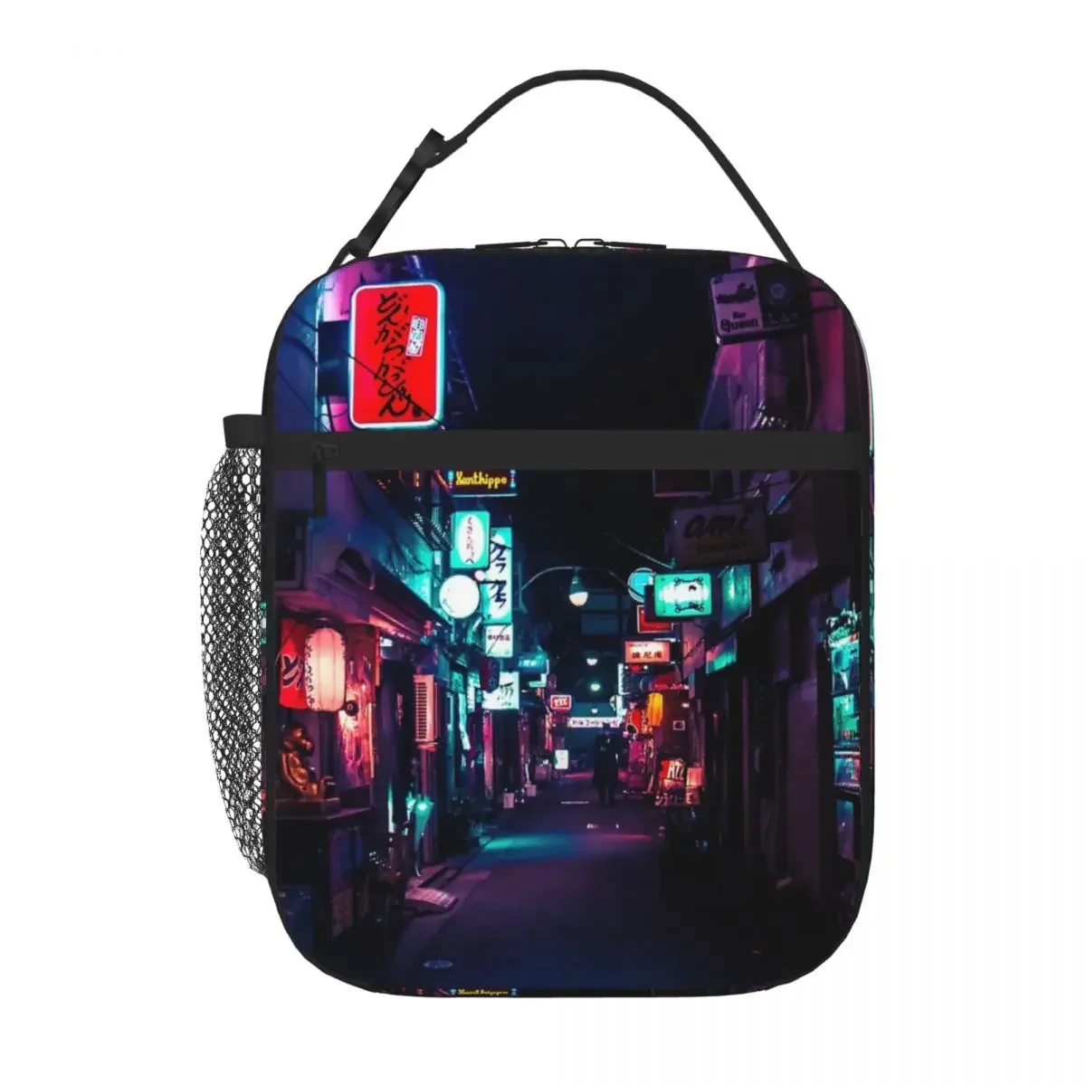 

Late Night In Shinjukus Golden Gai Lunch Tote Thermal Bag Insulation Bags Lunch Box For Kids