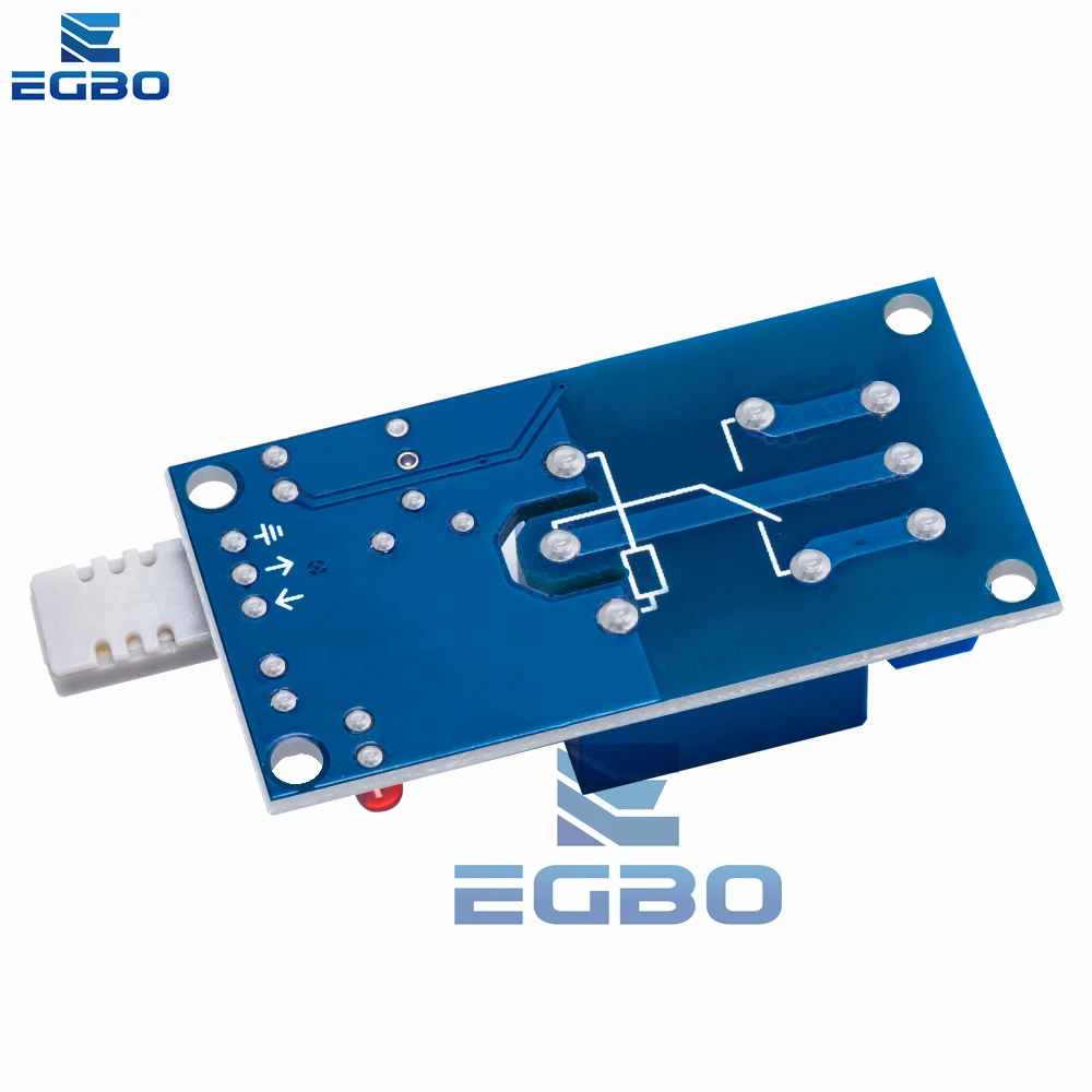 1PCS EGBO  HR202 DC 5V 12v  1 Channal 1CH Humidity Sensor Switch Relay Module Control Board Humidity Sensor Module