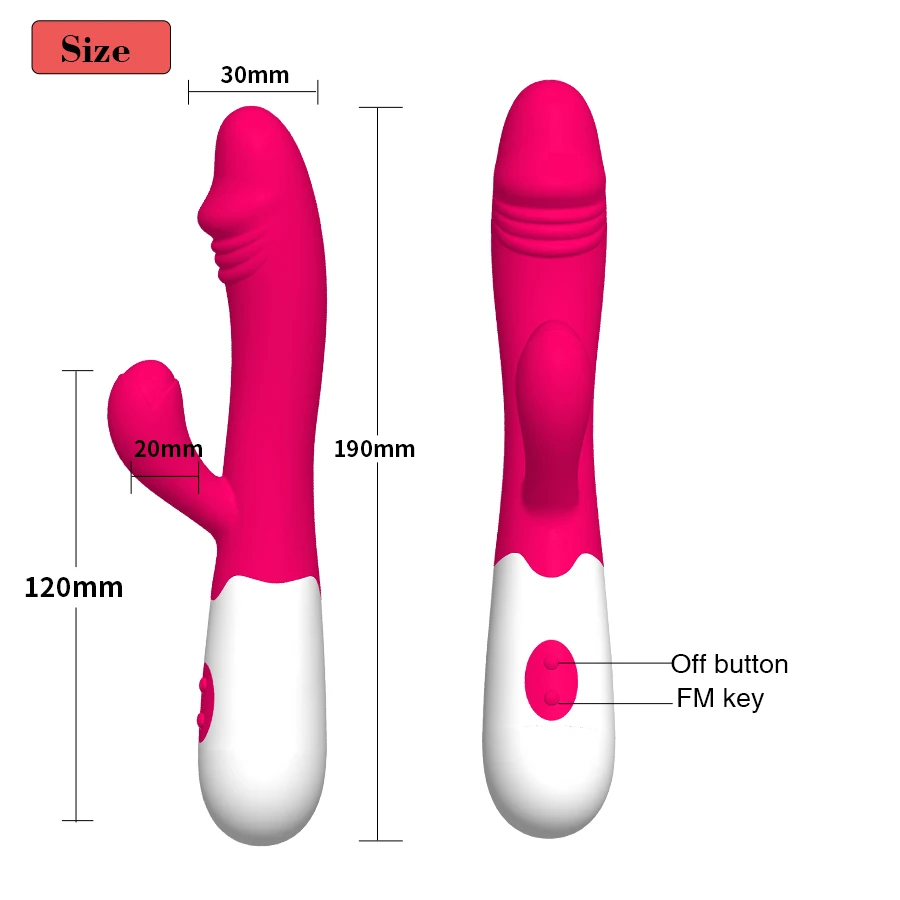 CY realistico vibratore coniglio 30 velocità modalità dildo giocattolo del sesso per le donne coppia adulto