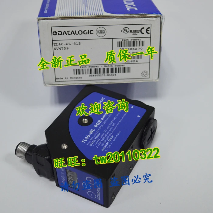 [Genuine Guarantee] DATALOGIC Color Label Sensor TL46-WL-815