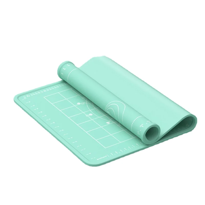 Thickened Household Silica Gel Pad Dough Kneading Baking Panel Dough Board Chopping Board Plastic Food Grade Kitchen Large