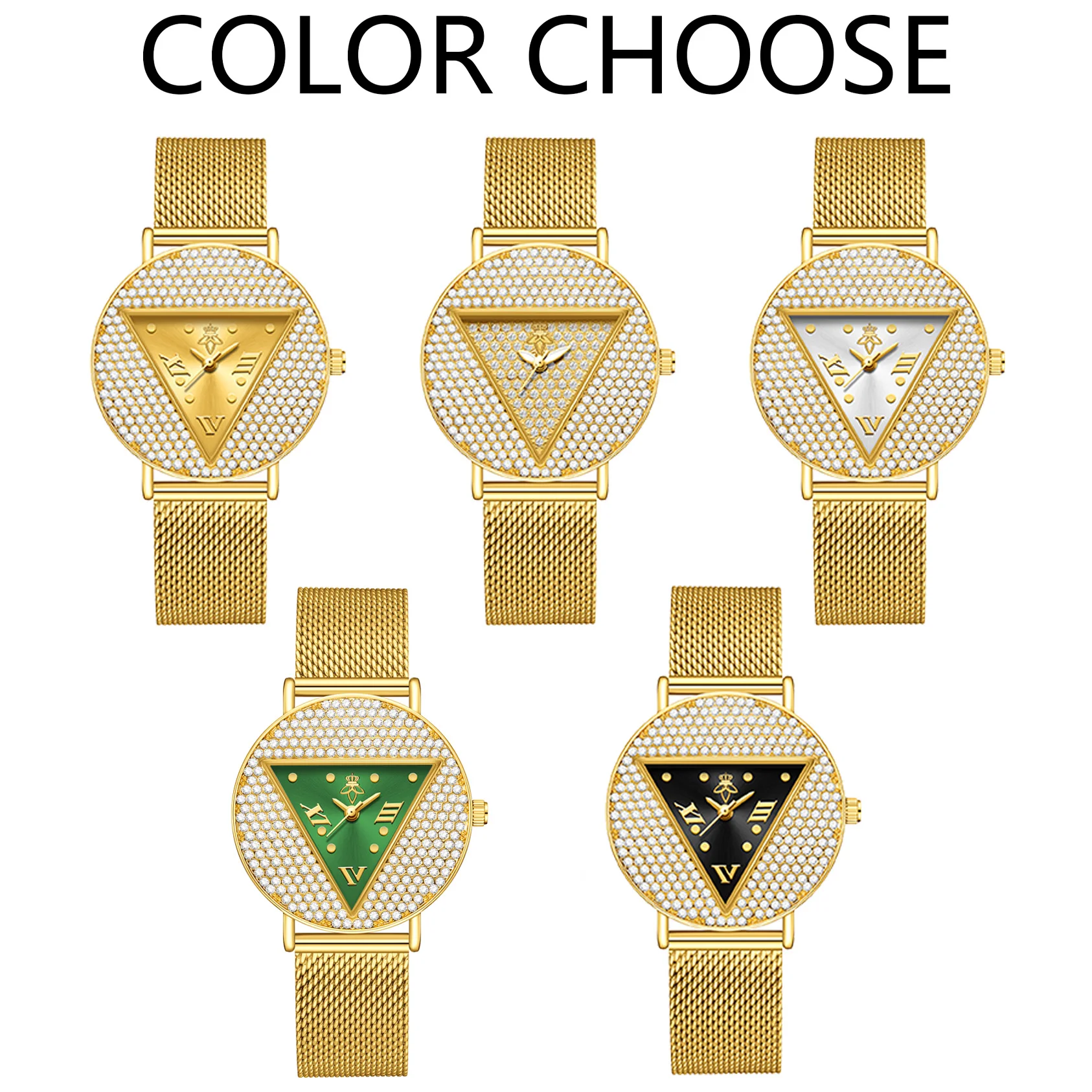 YaLaLuSi Geometric Triangle Rh - Jewelry Watches Women recension och pris