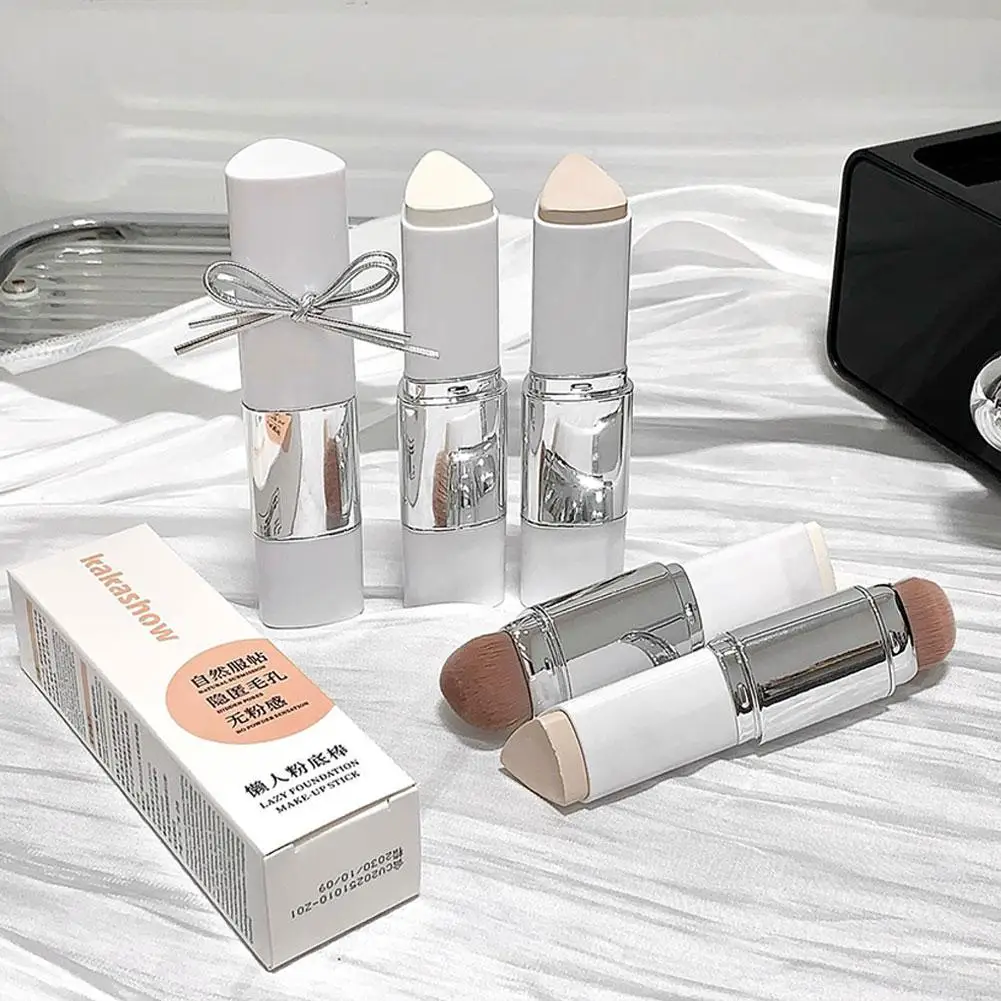 Dual-Ended Foundation Stick Natural Matte Ivory White Natural Color Foundation Stick Even Out Skin Tone bietet Spot Foundation