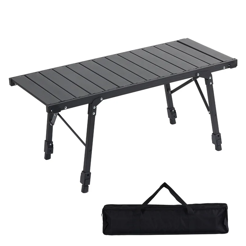

2023 new camping equipment igt table combination table picnic all-terrain liftable aluminum alloy egg roll