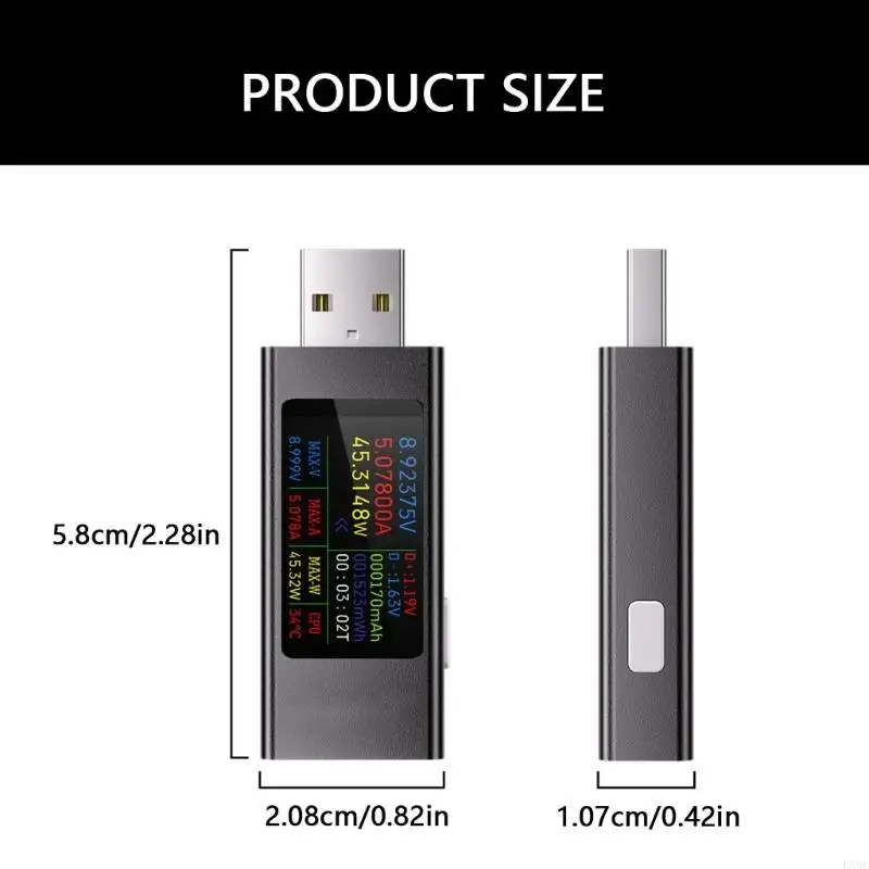 LX0C Voltmeter tương thích đa không thay đổi LX0C đảm bảo sạc thiết bị hiệu quả toàn với giám sát thời gian thực