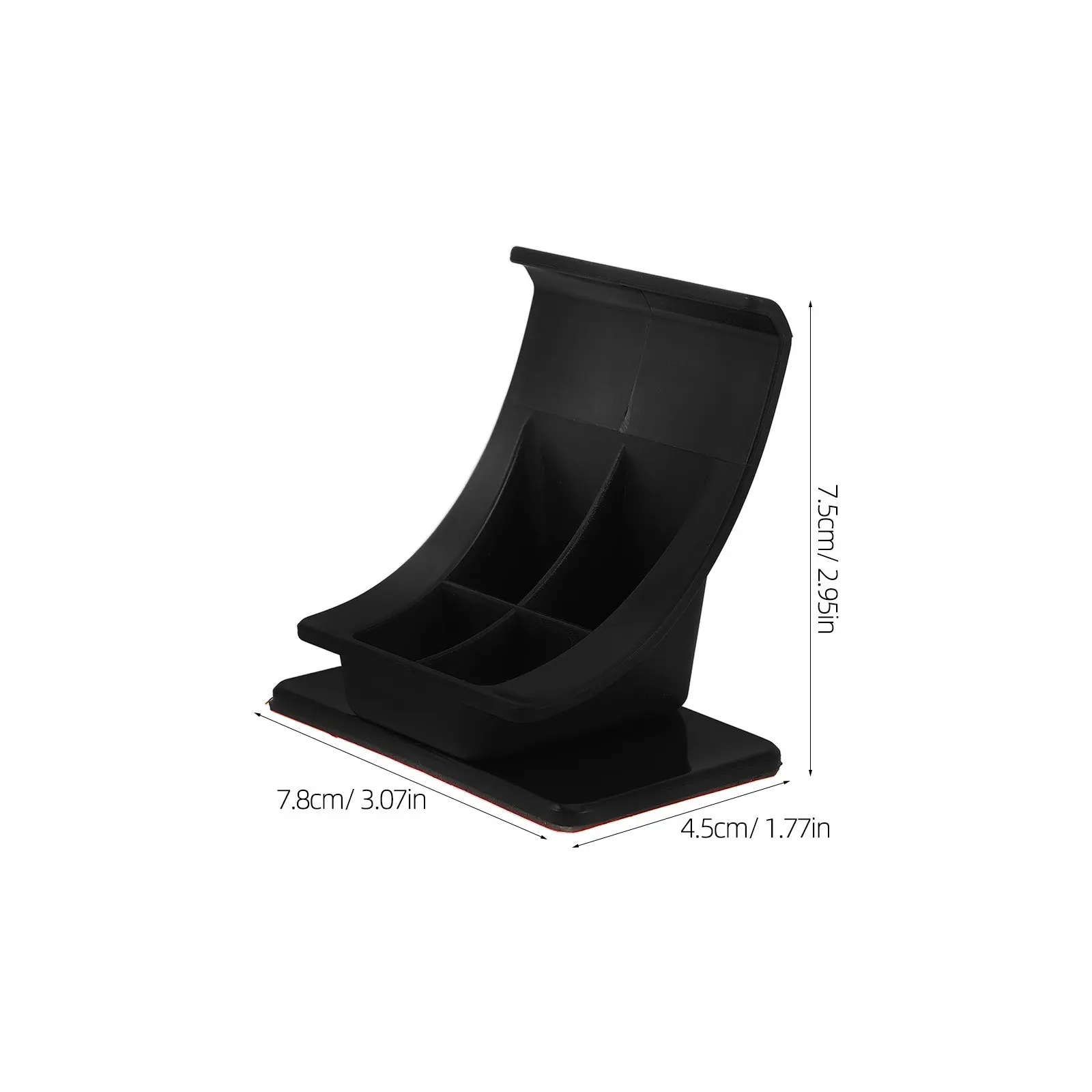 Plastic Tablet Stand Car Tablets Holder For Commute Center Console Universal Self-adhesive Mount Robust Support