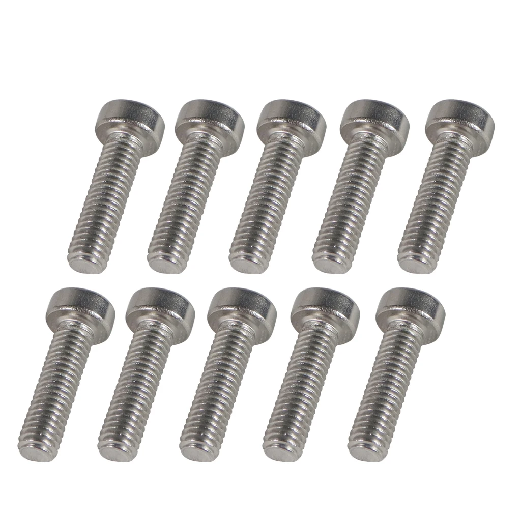 10 x M5 Edelstahl 304 Schraube Innensechskant kurze Schalenkopfschrauben für GoPro 10 für DJI Action für Insta360-Kameras – Detail 6