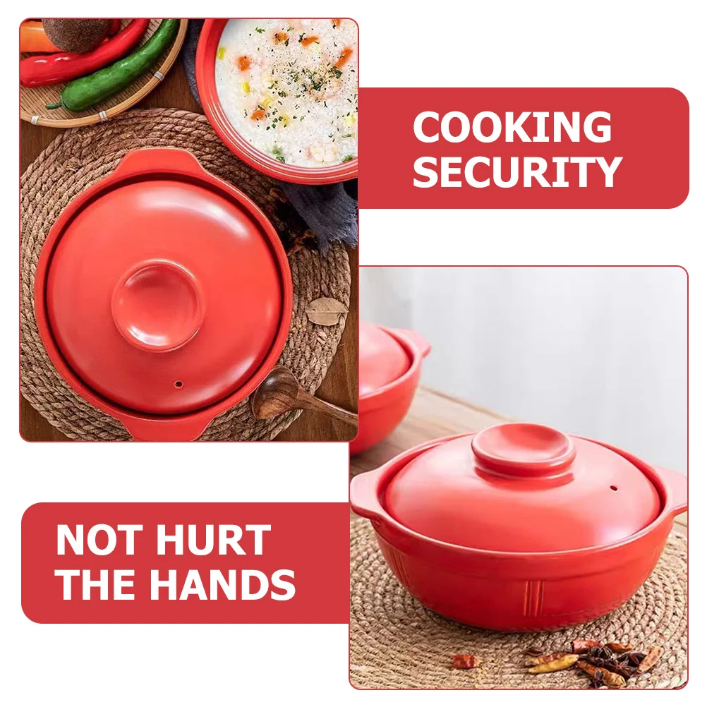 

Casserole Dish Dishes Stovetop Cooking Pot Pots Nonstick with Lid Cookware Soup Rice