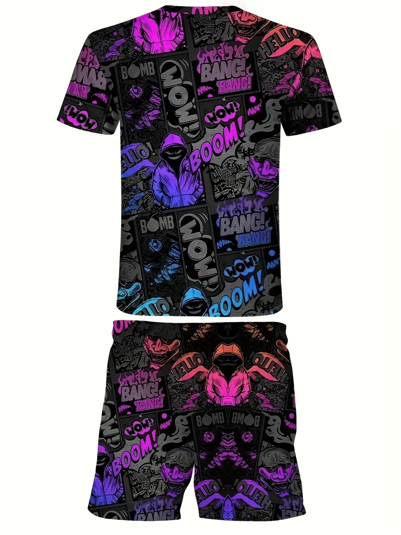 الصيف ثلاثية الأبعاد الطباعة مجموعة الرجال الكبار الترفيه الرياضة مجموعة تنفس في الهواء الطلق عادية تي شيرت رجالي اقتصاص فستان أطفال مع سروال داخلي