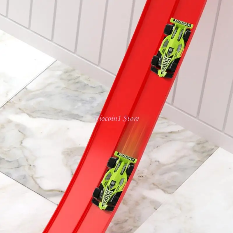 Y1ub Aluminum Loy Racing Car Brinquedos carros com Física Baseada Track Kids Presente