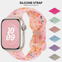 Original Silicone Strap For Apple Watch Band 44mm 45mm 40mm 41mm 38 42mm Correa Breathable iwatch series 9 8 SE 7 6 Ultra 2 49mm