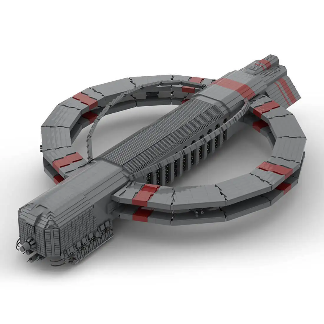 

Custom MOC-141254 Peacekeeper-Command -Carrier Aircraft Warship Model(10978PCS)