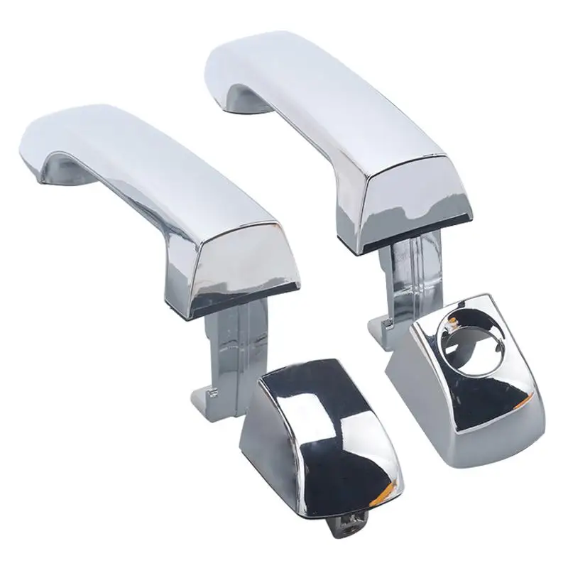 

826513J010 1 Pair Car Front Exterior Door Handles Fit for Hyundai Veracruz 3.8L V6 2007 2008 2009 2010 2011 2012 Silver ABS