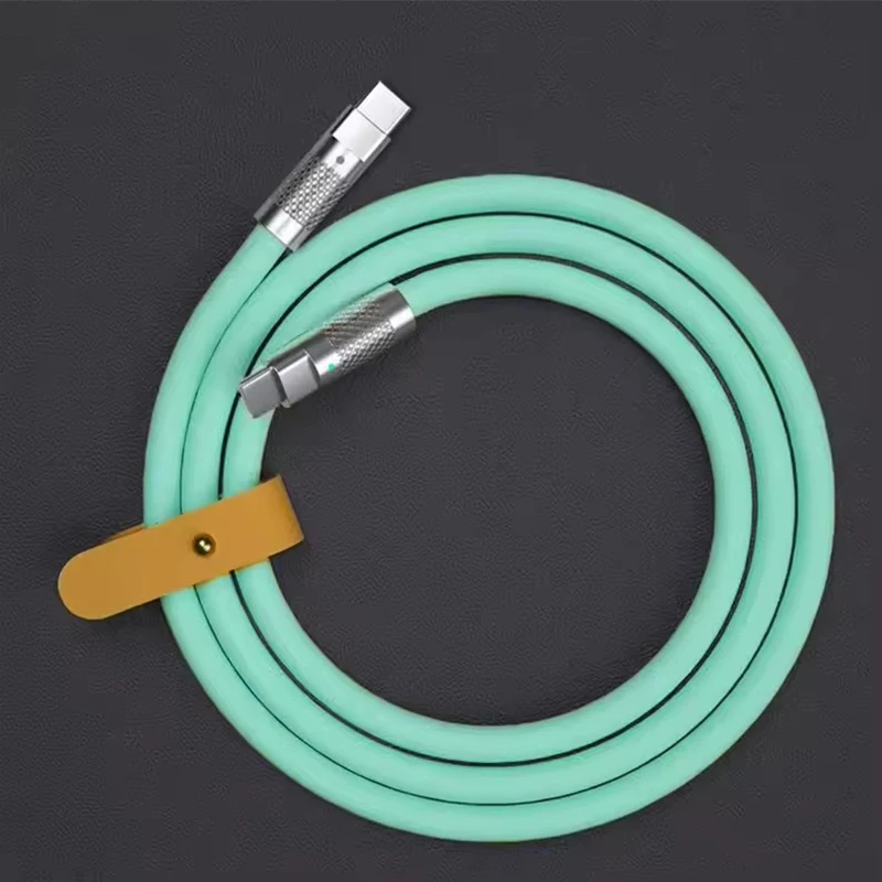 120W 6A Kabel Super Schnelles Laden PD Typ-C Flüssigsilikonkabel 1M 1,5M 2M Kabel C zu C Schnellladekabel für Xiaomi iPhone