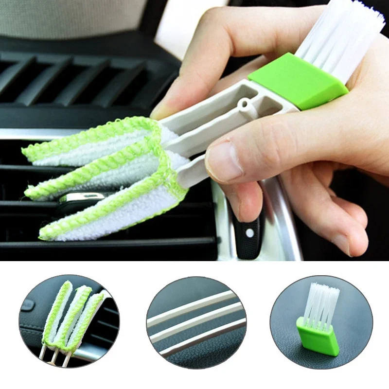Car Air Conditioning Outlet Cleaning Brush Car Detailing Cleaning Brush Soft Brush Keyboard Car Cleaning Tools Auto Accessories