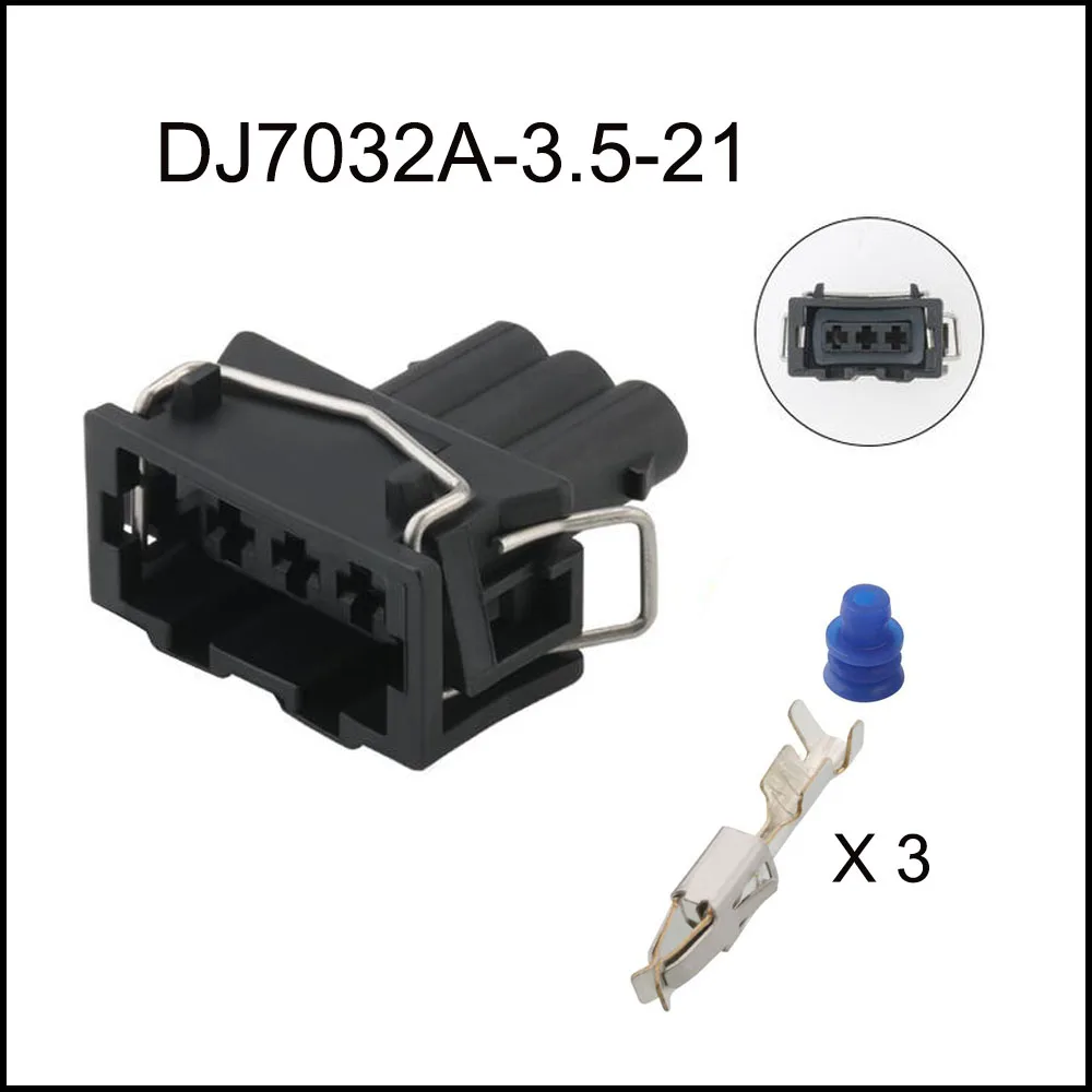 Conector de Cabo Impermeável Automático Plugue Automotivo Soquete Masculino Família Terminal Seal Pin Dj7032a3.521 100set