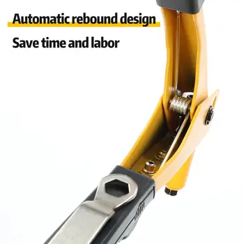 120/60件組重型鉚釘槍套裝,手動鉚釘槍套裝,M3/M4/M5/M6/M8盲鉚鉗槍,DIY鉚釘螺母維修工具 10 最佳銷售 鉚接鉗 - №6