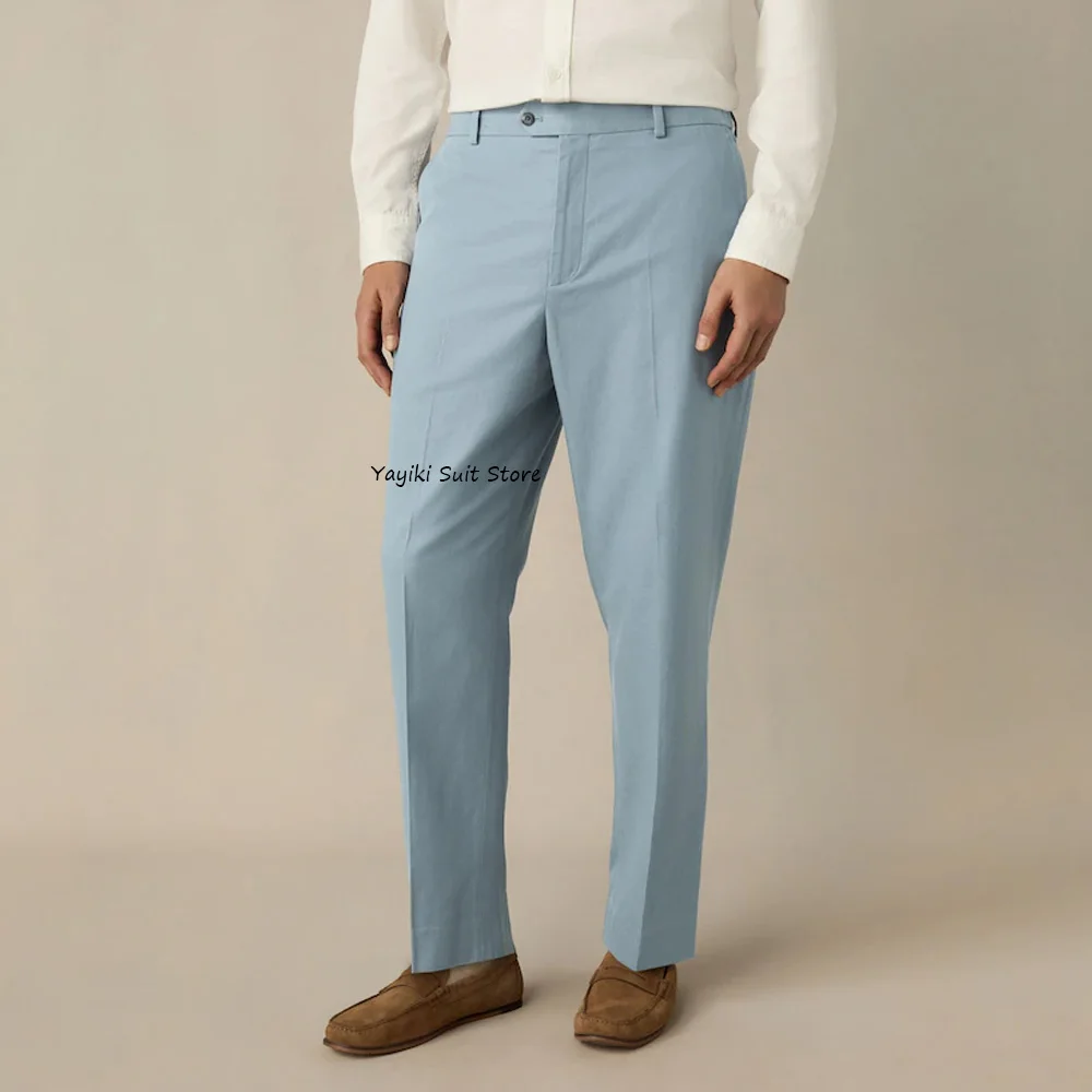 

Мужские брюки прямого кроя, однотонные, из полиэстера, зауженные, для делового повседневного стиля, классические, для работы, пошитые на заказ