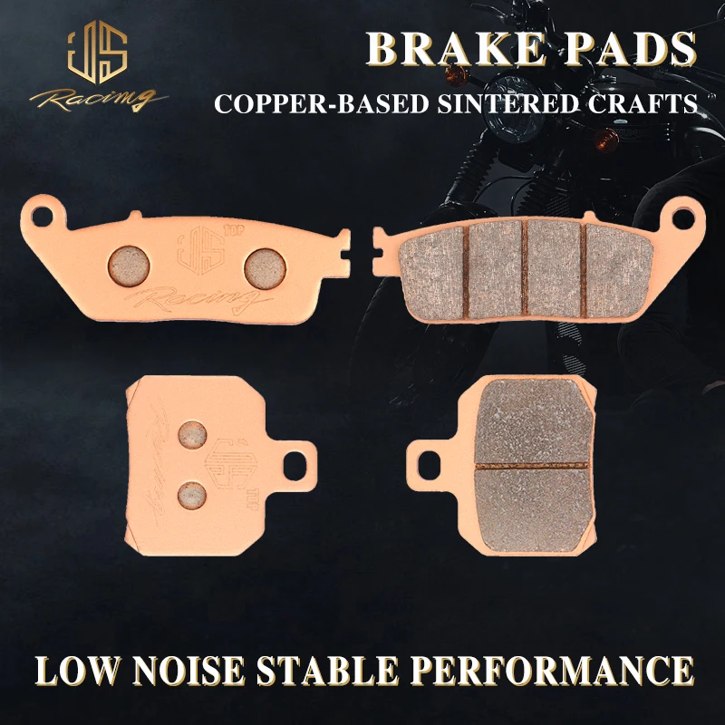 JSRAOIMG Motorcycle Accessories Sintered Front Rear Brake Pads For Yamaha VP125 Xcity VP 125 2008-2015 YP125R Xmax 125 Sport