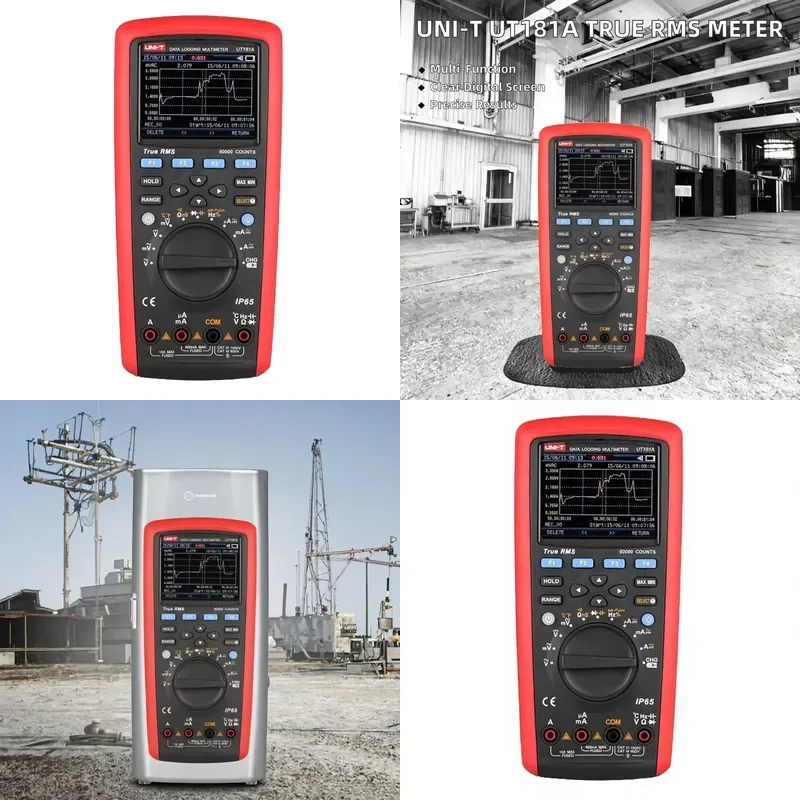 for UT181A High Precision True RMS All in One Portable Digital Multimeter 0.5 Percent Plus 3 Accuracy 40C to 1000C Operating